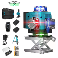 MUSTOOL 4D 16 lijn laserwaterpas 4 kleur laserinstrument met magneet muurwaterpas draagbaar provinciaal ondersteunend kr
