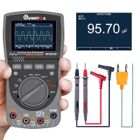 MUSTOOL MDS8207 Intelligent Digital Storage Scopemeter 2 in 1 Digital 40MHz 200Msps/S One Key AUTO Oscilloscope OSC 6000