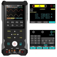 MUSTOOL MDS8209 OSC + DMM + Golfvormgenerator 3 in 1 80MHz/50MHz Bandbreedte Dual Channel Handheld Oscilloscoop Innovati