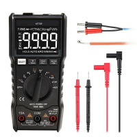 MUSTOOL MT109 Draagbare 9999 Telt True RMS Multimeter AC DC Spanning Stroom NCV Temperatuur Tester: