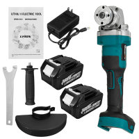 MUSTOOL Rubber + ABS + Staal 388VF 1600W 125mm Makiita Blauwe Borstelloze Elektrische Polisher