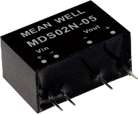 MW Mean Well MDS02N 12 DC/DC convertermodule 167 mA 2 W Aantal uitgangen: 1 x Inhoud 1 stuk(s)