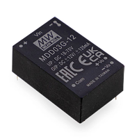 MEAN WELL MDD03F 15 DC/DC converter, print 100 mA 3 W Aantal uitgangen: 2 x Inhoud 1 stuk(s)