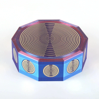 MWO multi frequentie polarisatie schijf elektromagnetische oscillator stralingsversterker kristal demagnetiseren en zuiv