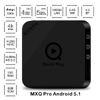 Mxq Pro Amlogic S905 1gb/8gb Gigabit Lan Bt4.0 Quad Core Android 5.1 Wifi 2.4Gh.265 Hw Decoding Kodi Xbmc Tv Box Android Mini Pc