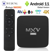 MECOOL MXV Android 11.0 S905W2 Quad core Smart TV Box 2GB RAM 16GB ROM 2.4G 5G WIFI BT5.0 Set Top Box 4K Mediaspeler