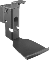 My Wall HS15L Luidspreker wandbeugel Kantelbaar en zwenkbaar Afstand tot de muur (max.): 249 Mm Zwart 1 paar