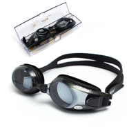 Myopic  1.5 To  8.0 Anti Fog Swimming Goggles Adjustable Uv Swim Glasses