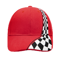 Baseballcap pet in race coureur thema print   rood   volwassenen   Formule 1