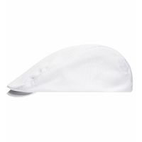 Flat cap voor volwassenen   wit   cabrio petje   klitteband sluiting