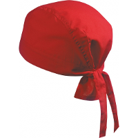 Myrtle Beach Hoofd bandana/zonnepet   1x   rood   voor volwassenen