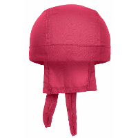 Myrtle Beach Hoofd bandana/zonnepet   fuchsia roze   voor volwassenen