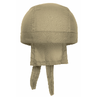 Myrtle Beach Hoofd bandana/zonnepet   kaki/ beige   voor volwassenen
