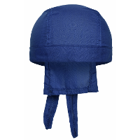 Myrtle Beach Hoofd bandana/zonnepet   kobalt blauw   voor volwassenen