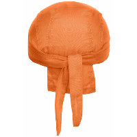 Myrtle Beach Hoofd bandana/zonnepet   oranje   voor volwassenen