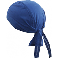 Kobalt blauwe bandana voor dames en heren uni 1
