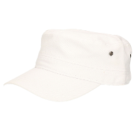 Leger/army pet voor volwassenen   wit   Militairy look rebel cap