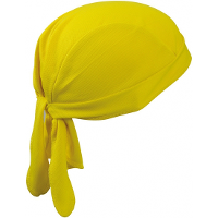 Myrtle Beach sport bandana   geel   hoofddoek   polyester   volwassenen