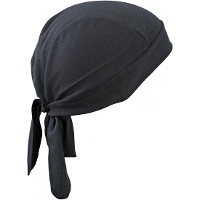Myrtle Beach sport bandana   zwart   hoofddoek   polyester   volwassenen