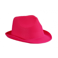Trilby feesthoedje   fuchsia roze   voor volwassenen   voordelige carnaval party hoeden