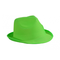 Trilby feesthoedje lime groen voor volwassenen