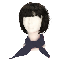 Myrtle Beach verkleed bandana/sjaaltje   donkerblauw   kleuren thema