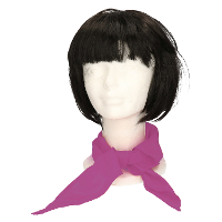 Myrtle Beach verkleed bandana/sjaaltje   paars   kleuren thema