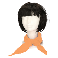 Verkleed bandana/sjaaltje/zakdoek   oranje   kleuren thema   Carnaval/koningsdag accessoires