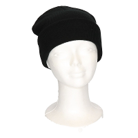 Myrtle Beach winter muts   zwart   basic   voor kinderen   Acryl   wintermutsen