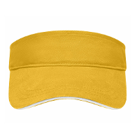 Myrtle Beach Zonneklep/pet   geel   47 cm   verstelbaar