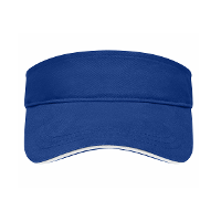Myrtle Beach Zonneklep/pet   kobalt blauw   47 cm   verstelbaar