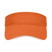 Myrtle Beach Zonneklep/pet   oranje   47 cm   verstelbaar   zonbescherming   Koningsdag