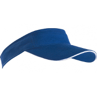 Zonnekleppen kobalt blauw