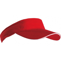 Zonnekleppen rood
