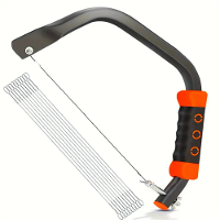 12 Inch Coping Saw Handzaag Draadzaag 360 graden Multidirectioneel Snijden met 10 Zaagbladen voor Hout Plastic Rubber Za