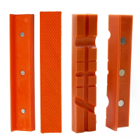 2 Stuks magnetische zachte pad klemrubber voor metalen bankvijl machine gereedschappen PPT materiaal met ingebedde magne