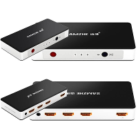 4 K * 2 K HDMI Splitter Switcher 3 Port Input output 1 HDMI Adapter voor Computer Projector Xbox GameBox naar TV Big Screen  SAMZHE