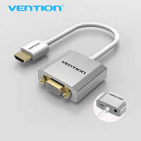 Interventie HDMI naar VGA Adapter Digitale Audio Analoog Converter M/F Video kabel voor Xbox 360 PS3 PS4 PC Laptop TV Box te Projector  Vention