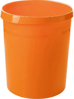 HAN GRIP 18190 51 Prullenbak 18 l (Ø x h) 31.2 Mm x 35 mm Polypropyleen Oranje 1 stuk(s)