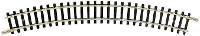 N Fleischmann rails (zonder ballastbed) 22223 Gebogen rails R3 30 Â° 261.8 Mm