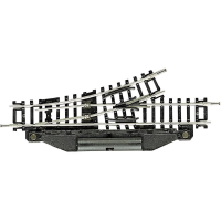 N Fleischmann rails (zonder ballastbed) 22253 Wissel, Links 104.2 Mm 24 ° 194.6 Mm 1 stuk(s)