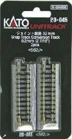 N Kato Unitrack 7078012 Overgangsrails 62 mm 2 stuk(s)