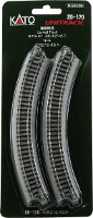 N Kato Unitrack 7078113 Gebogen rails 15 ° 216 mm 4 stuk(s)