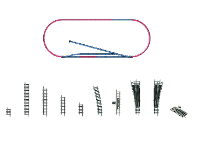 N Minitrix rails 14311 Uitbreidingsset 1 set(s)