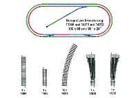 N Minitrix rails 14312 Uitbreidingsset 1 set(s)