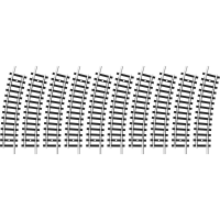 N Minitrix rails 14911 Gebogen rails 15 ° 261.8 Mm 10 stuk(s)