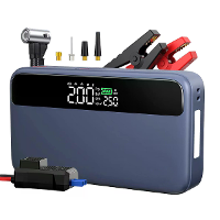 N33 Draagbare Jump Starter 20000mAh met 150PSI Luchtcompressor 25mm Cilinder PD65W Snelladen Powerbank Auto Noodstroomvo