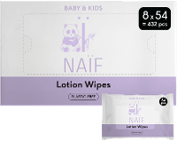 Naif Baby & Kids Lotion Billendoekjes Voordeelverpakking