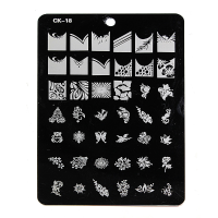 Nail Art Image Stamp Plates Polish Stamping Template Stencil Diy