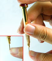 Nail Art Piercing Hand Drill Tool Nail Puncher